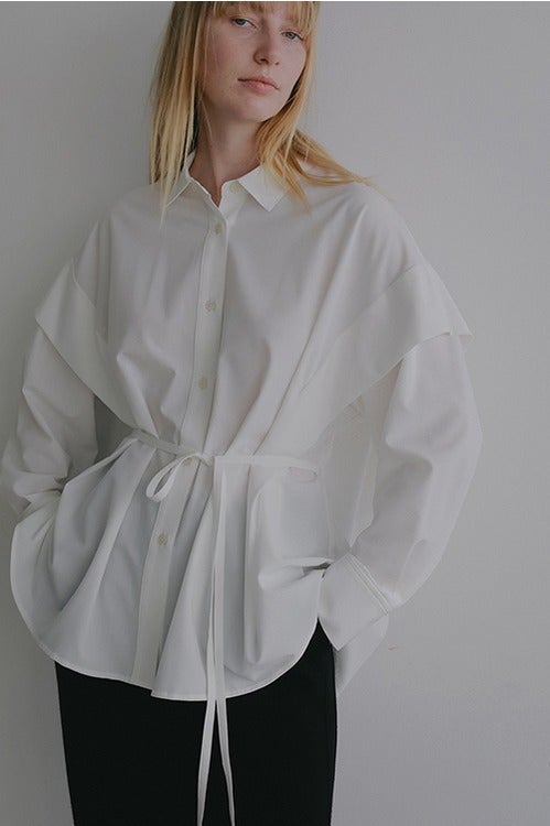 SHOULDER TUCK SHIRT