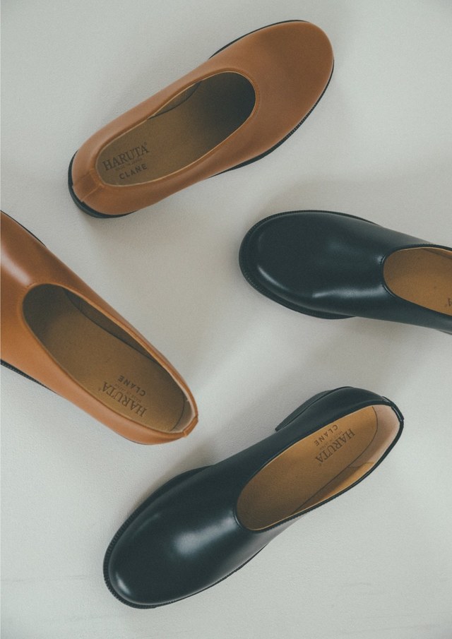 靴/シューズHARUTA × CLANE FLAT SHOES