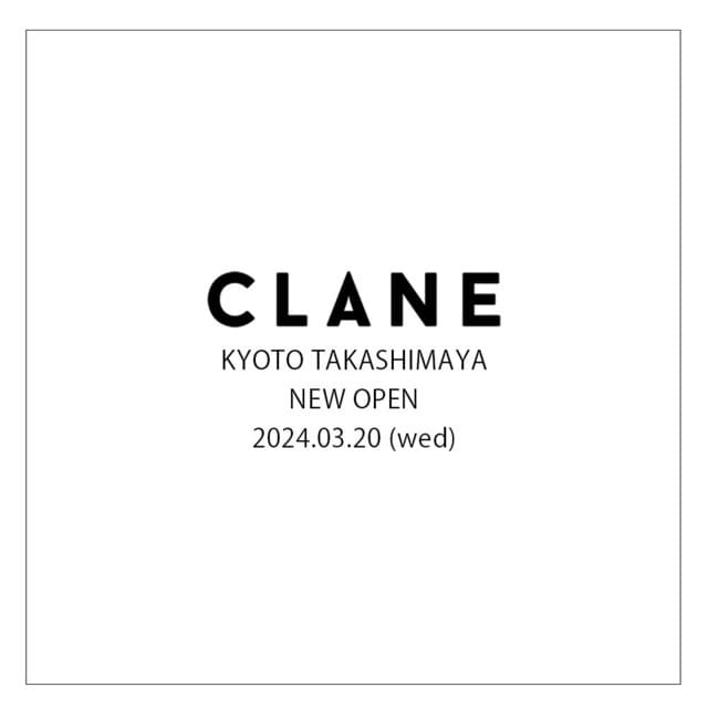 CLANE WEB(クラネウェブ)｜CLANE OFFICIAL ONLINE STORE