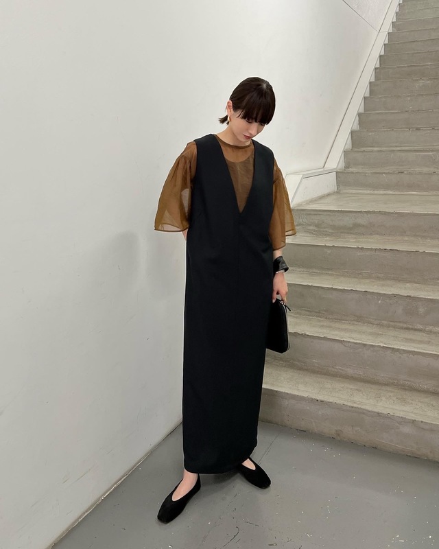 CLANE【新品】CLANE / 3WAY DOUBLE FACE ONE PIECE - ロングワンピース