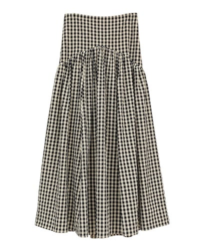 HIGH WAIST TIERED SKIRT